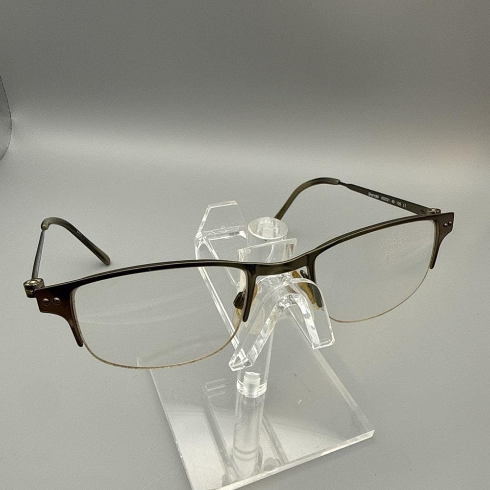 BRENDEL AUTHENTIC VINTAGE EYEGLASSES 902521 GERMANY TITANIUM SEMI RIMLESS FRAMES